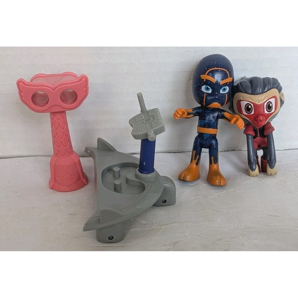 PJ Masks Figures Newton Star Meow Kitty Luna Girl Pets Romeo Cat Boy Mini Toys - Picture 4 of 13